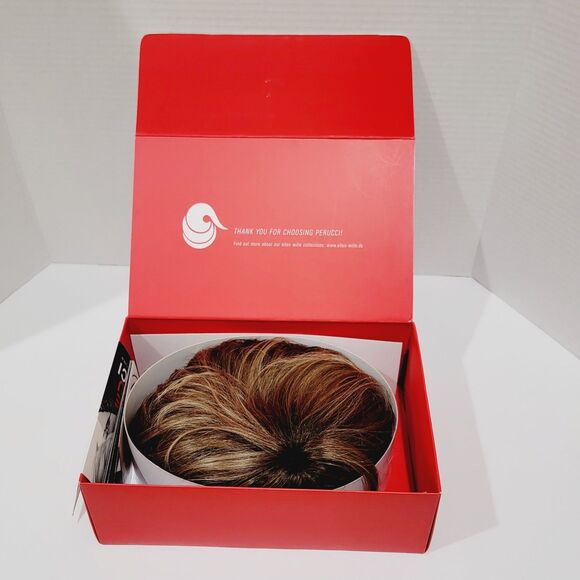 Ellen Wille Perucci Synthetic Mono Crown Cap Wig Dark Sand Rooted Style Tool - Picture 2 of 11